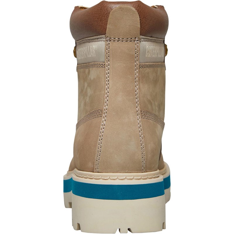 Caterpillar Bottes en Caoutchouc Mimicry Femme Gris Vert