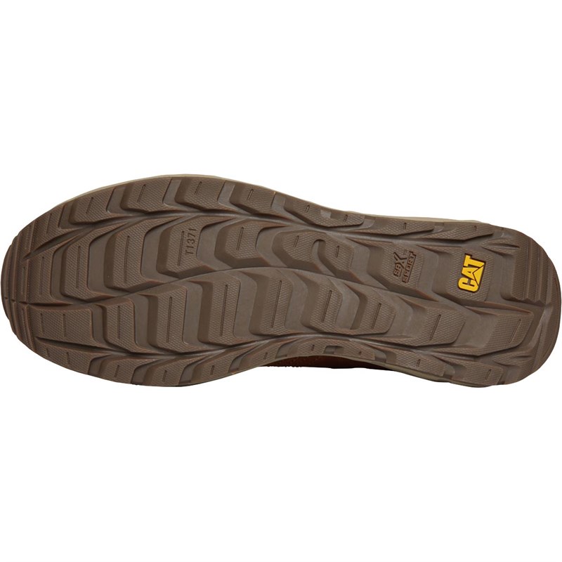 Caterpillar Mens Stratify LO WP Shoes Coffee Brown/Danish Brown