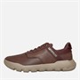Caterpillar Mens Hex Lite Leather Shoes Deep Mahogany Confidence