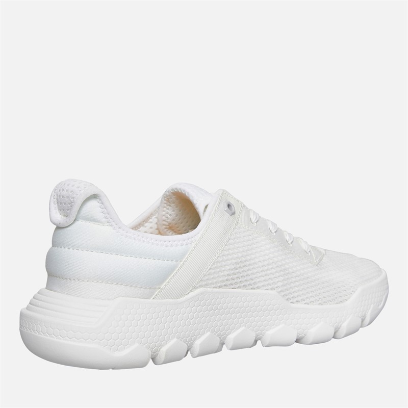 Caterpillar Mens Hex Lite Vent Shoes Bright White