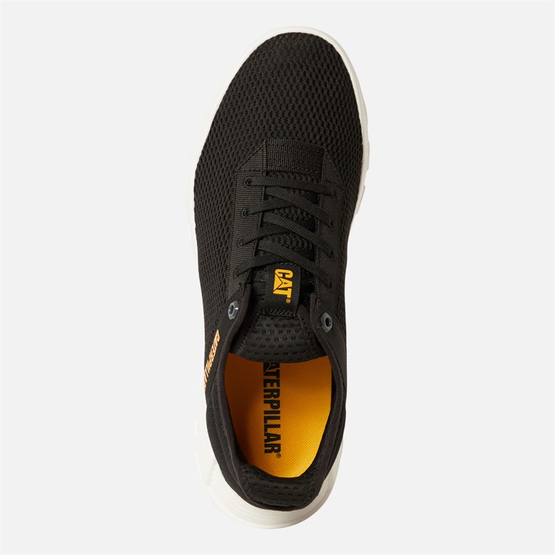 Caterpillar Mens Hex Lite Vent Shoes Black