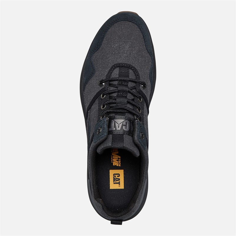 Caterpillar Mens Colorado Lo Canvas Shoes Black