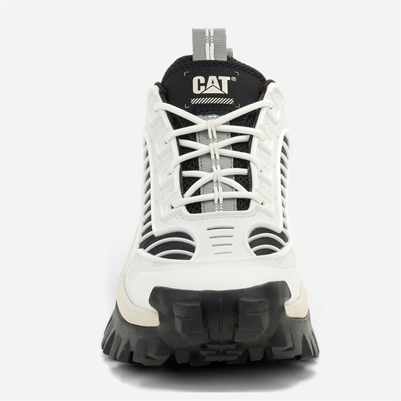 Caterpillar Mens Intruder Mecha Trainers Bright White/Black