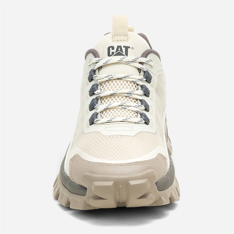 Caterpillar Mens Intruder Lightning Mesh Trainers Simply Taupe
