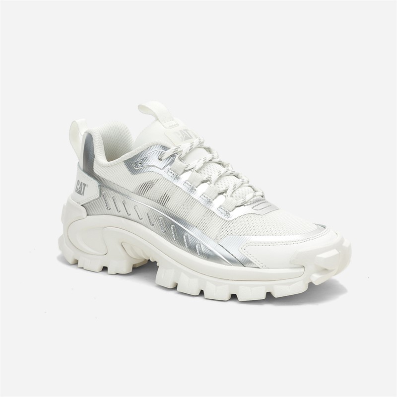 Caterpillar Womens Intruder Trainers Silver