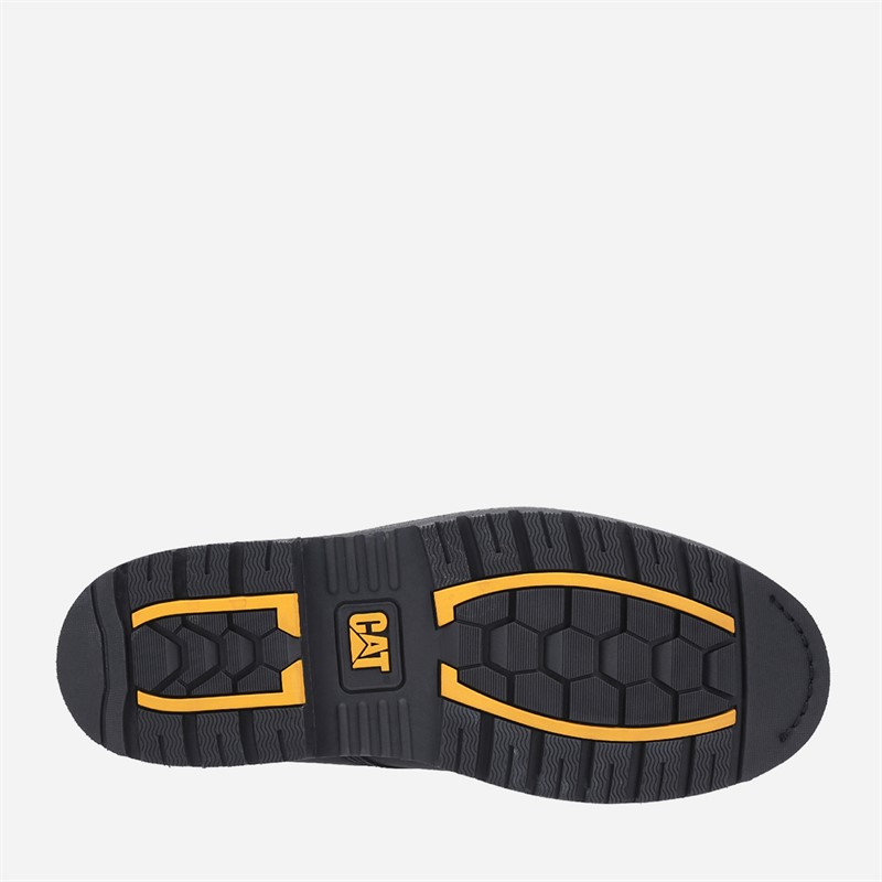 Caterpillar Mens Powerplant Sb Safety Boots Black Nubuck