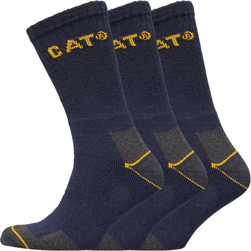 Chaussettes De Travail Robustes - Lot De 6 Paires, Coton, Longues, Noir Pour Homme Et Femme