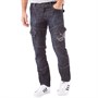 Crosshatch Mens New Cargo 16 Jeans Dark Wash