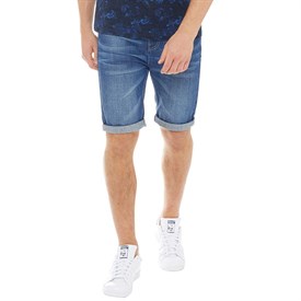 Crosshatch Heren Treyforth Denim Short Middelblauw crosshatch kopen in de aanbieding Crosshatch Heren Treyforth Denim Short Middelblauw crosshatch kopen in de aanbieding