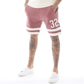 Crosshatch Heren Lempy Jersey Shorts Rood crosshatch kopen in de aanbieding