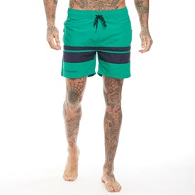 Crosshatch Heren Menlink Zwemshort Jadegroen crosshatch kopen in de aanbieding