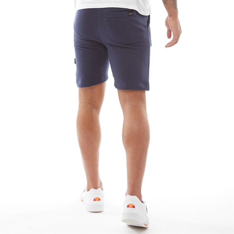 Crosshatch Herren Loopworth Athletic Dept Jersey Shorts Navy