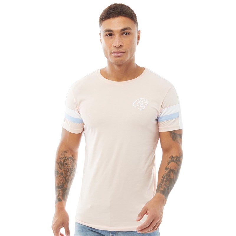 onitsuka tiger t shirt homme rose