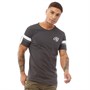 Crosshatch Herren Wishlist T-Shirt Dunkelgrau