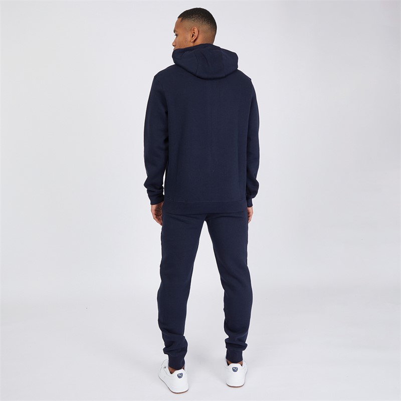 Crosshatch Hoodie en Joggingbroek Set voor Heren Navy