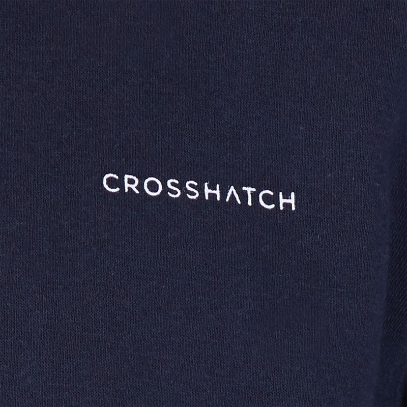 Crosshatch Hoodie en Joggingbroek Set voor Heren Navy