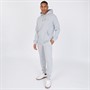 Crosshatch Hoodie en Joggingbroek Set Grijs Melange Heren
