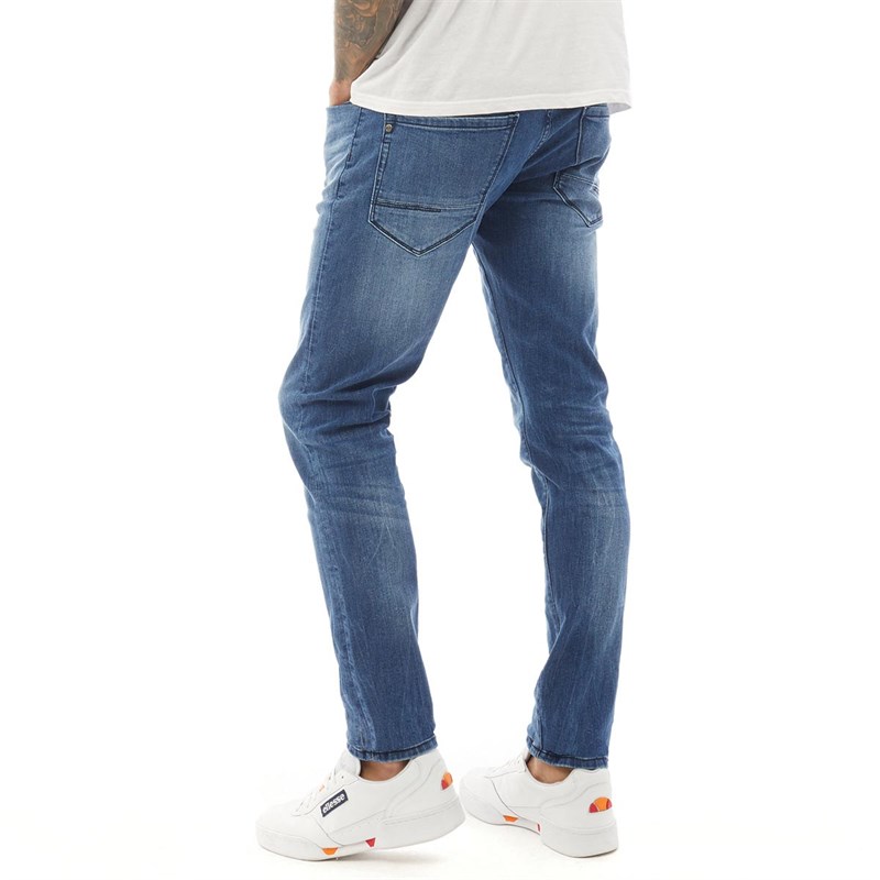 Buy Crosshatch Mens Flint Slim Fit Jeans Stonewash