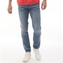 Crosshatch Heren Melfort Slim Jeans Gewassen Blauw