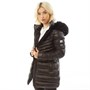 Crosshatch Damen Denvor Puffajacke Schwarz