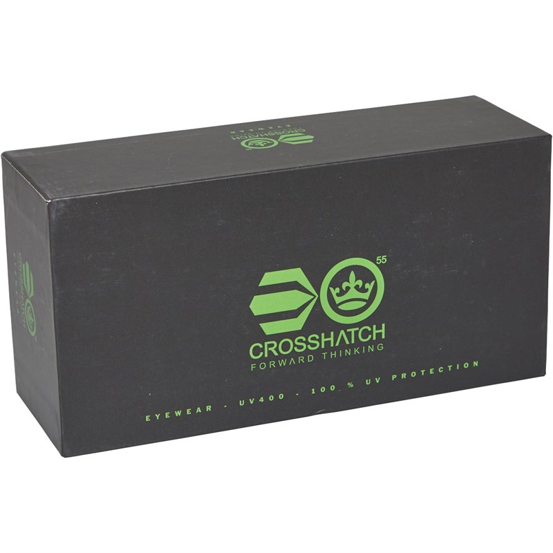 Crosshatch Herren Sonnenbrille Braun