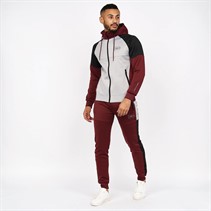 Burgundy/Light Grey Marl