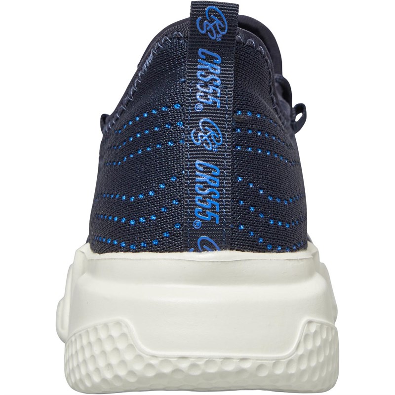 Crosshatch Mens Wingard Trainers Navy