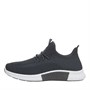Crosshatch Herre Rideout CH Sneakers Skifer Grå