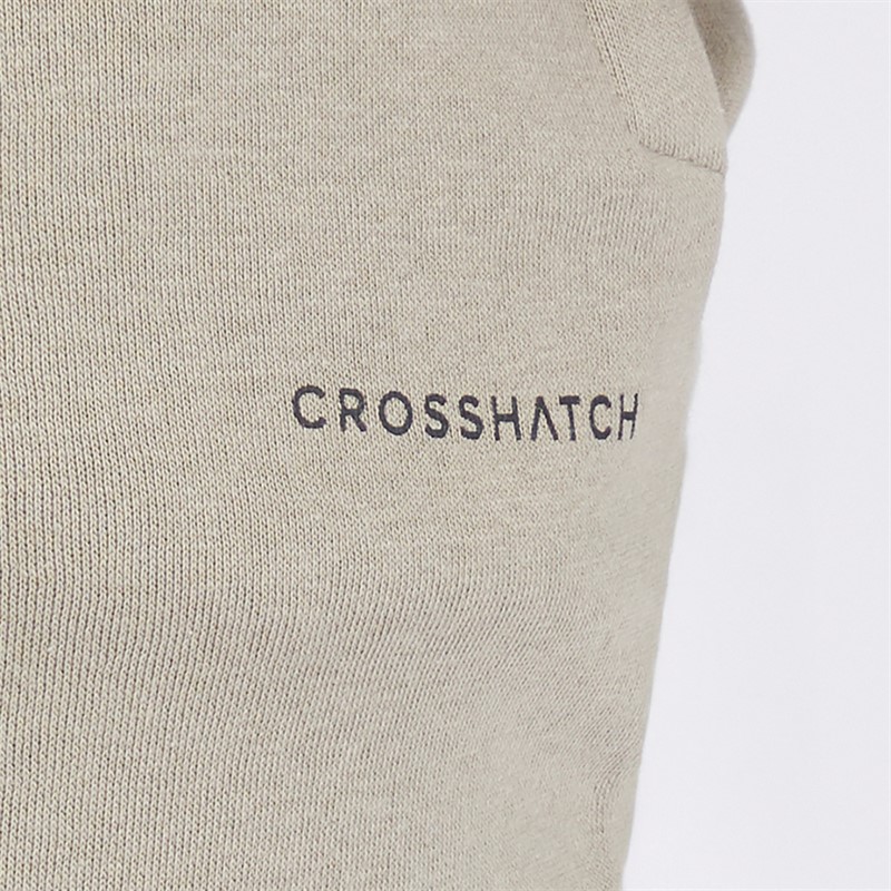 Crosshatch Herensweatshirt en -joggingbroekset Donkergrijs