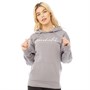 Crosshatch Womens Melbrooks Oversized Hoodie Quicksilver