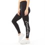 Crosshatch Womens Brandjog Leggings Black