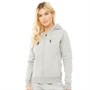 Crosshatch Dames Newwear Trico Hoodie Gemeleerd Grijs