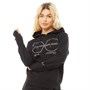 Crosshatch Womens Classico Hoodie Black