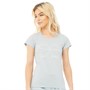 Crosshatch Womens Classico T-Shirt Blue Fog