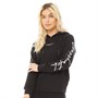 Crosshatch Womens Scriplogo Hoodie Black