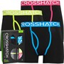 Crosshatch Boxer Trioglow Homme Noir