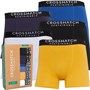 Crosshatch Mens Orlander Pack A Five Pack Organic Boxers Assorted