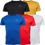 Crosshatch Mens Traymax Five Pack T-Shirts Black/White/Red/Royal/Mustard