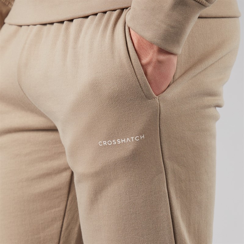 Crosshatch Jogging Homme Traymax, Pacquet Double, kaki/pierre