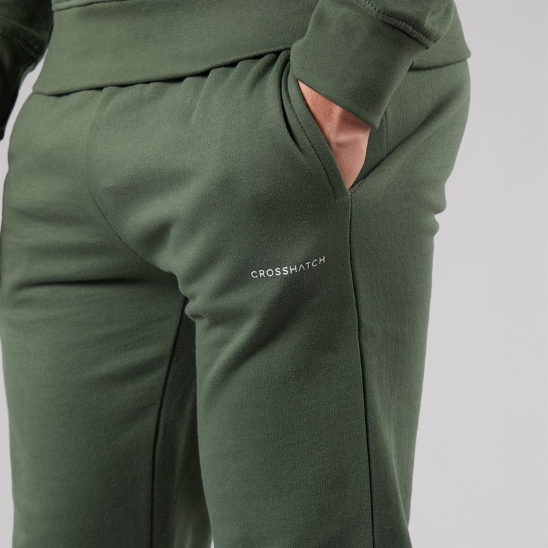 Crosshatch Jogging Homme Traymax, Pacquet Double, kaki/pierre