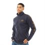 Crosshatch Mens Trackside Taoe Trim Full Zip Top Navy