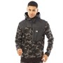 Crosshatch Mens Velmax Camo Hoodie Dark Camo