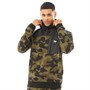 Crosshatch Mens Velmax Camo Hoodie Forest Camo