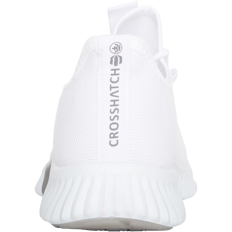 Crosshatch Herren Nimbus Sneakers Weiß