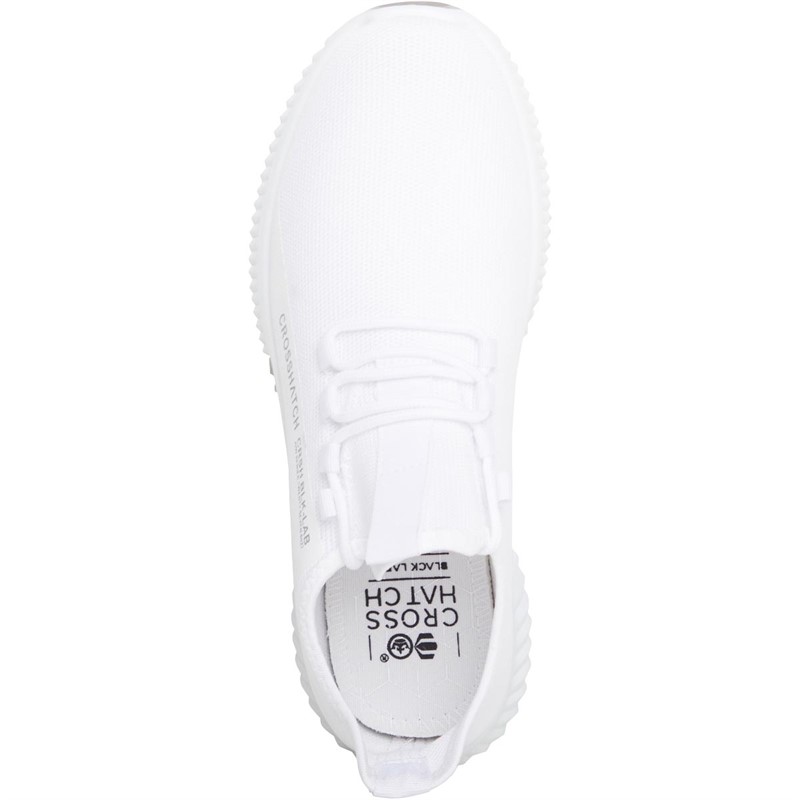 Crosshatch Herren Nimbus Sneakers Weiß