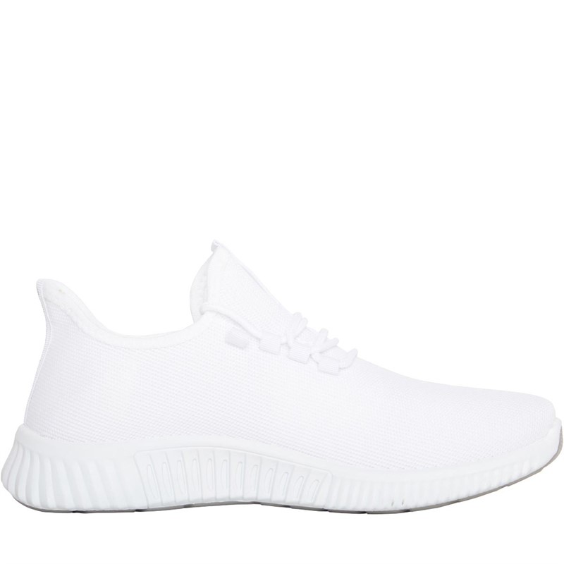 Crosshatch Herren Nimbus Sneakers Weiß