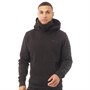 Crosshatch Męskie Bluza z Kapturem Czarny