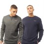 Crosshatch Herren Traymax Sweatshirt Mehrfarbig
