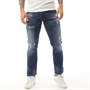 Crosshatch Mens Verbena Slim Fit Jeans Dark Wash