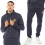 Crosshatch Mens Bradleys Tricot Tracksuit Navy